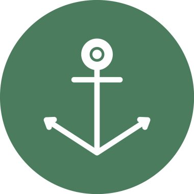 vektör çapa simgesi illüstrasyonu