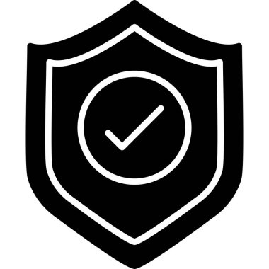 İşaretleme simgesi vektör illüstrasyonunu kontrol et