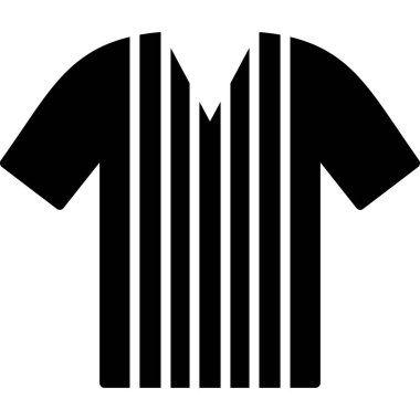 Gömlek simgesi, basit vektör illüstrasyonu