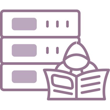 kitap simgesi vektör illüstrasyonu