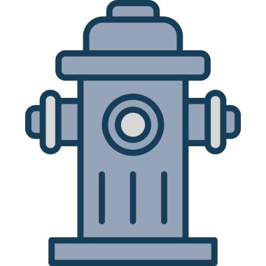 robot. Web simgesi basit illüstrasyon