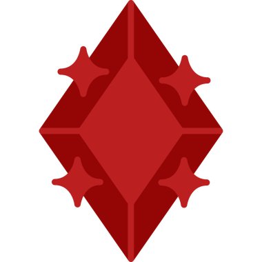 Elmas simgesi, vektör illüstrasyonu