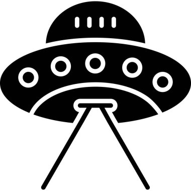 ufo. Web simgesi vektör illüstrasyonu