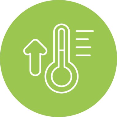 sıcaklık modern simge vektör illüstrasyonu