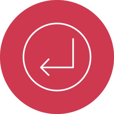 Saat simgesinin vektör illüstrasyonu