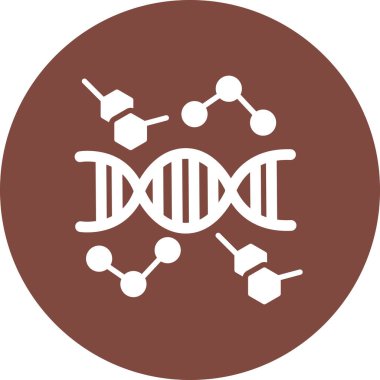 DNA molekülünün vektör çizimi