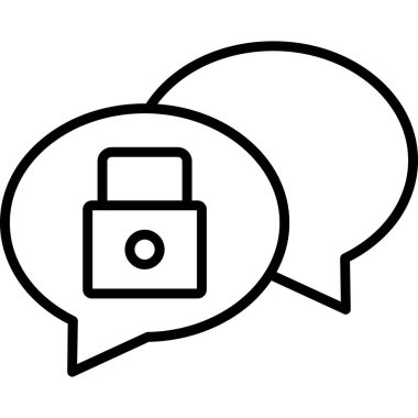 Internet güvenlik simgesi, vektör çizim