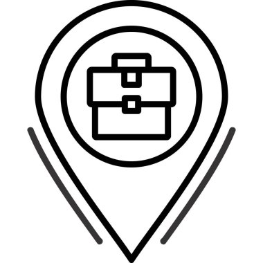 harita konum simgesi ana hat biçiminde