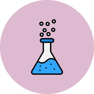 Bilim simgesi vektör illüstrasyonu