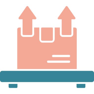 Alışveriş simgesi, vektör illüstrasyonu