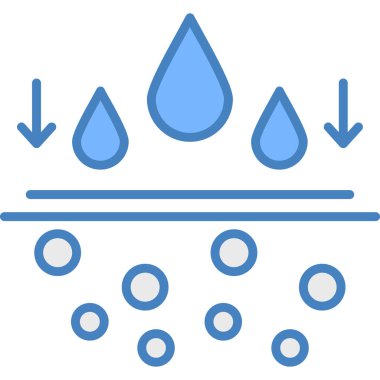 Su damlası. Web simgesi