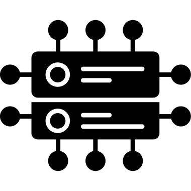 Sunucu ağı. Basit simge