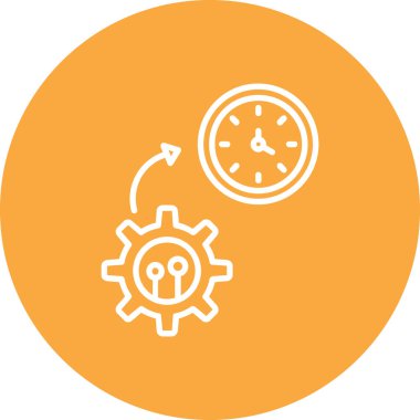 dişli simgesi vektör illüstrasyonu