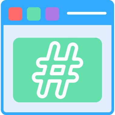 seo modern simgesinin vektör illüstrasyonu