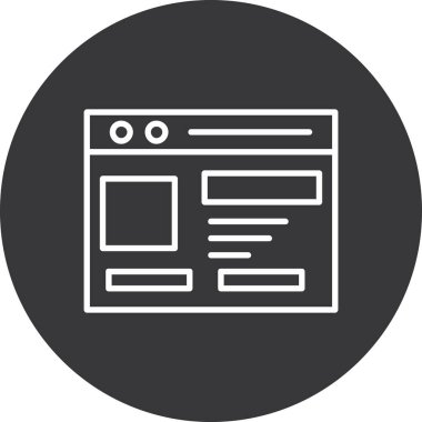 seo modern simgesinin vektör illüstrasyonu