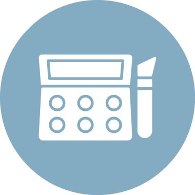 hesap makinesi simgesi vektör illüstrasyonu