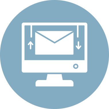 E- posta simgesi vektör illüstrasyonu