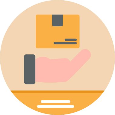 Kartvizit simgesi düz stil