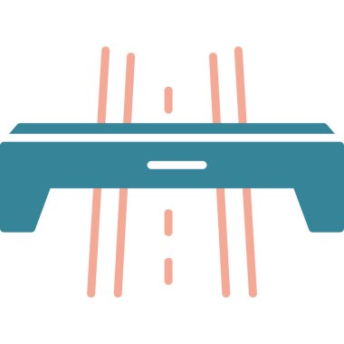 Otopark Düz Vektör Simgesi