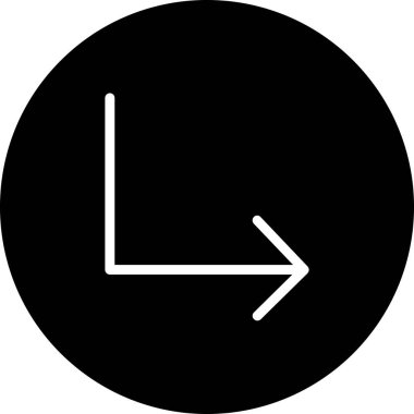 ok simgesi vektör illüstrasyonu