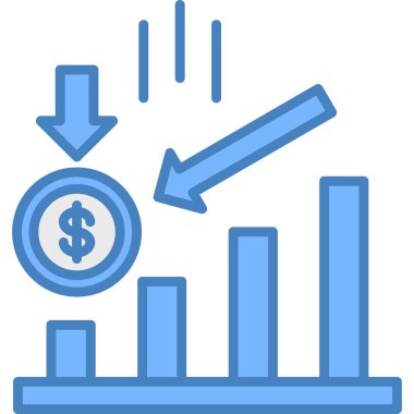 iş büyümesi grafik simgesi, vektör illüstrasyon tasarımı