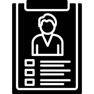 Elinde kağıt bir belge tutan işadamı, bir iş adamının vektör çizimi