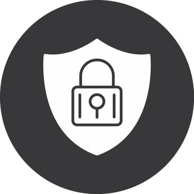 ikon vektör illüstrasyonunu kilitle