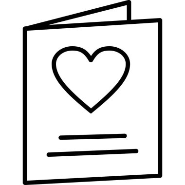 Aşk mektubu simgesi, anahat stili