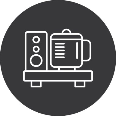 Gıda simgesinin vektör illüstrasyonu