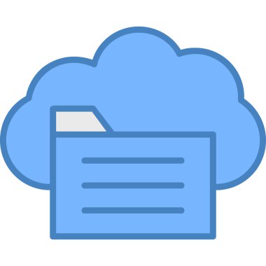 bulut veri depolama simgesi