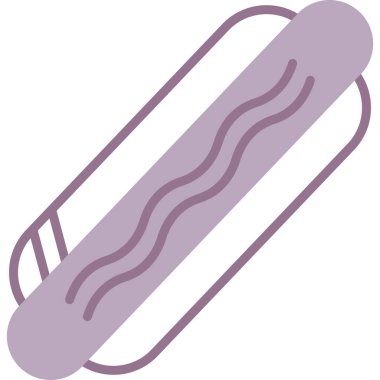 sosisler simge vektör illüstrasyonu