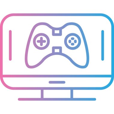 oyun konsolu vektör çizimi