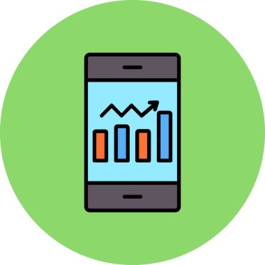analitik iş pazarlama simgesi