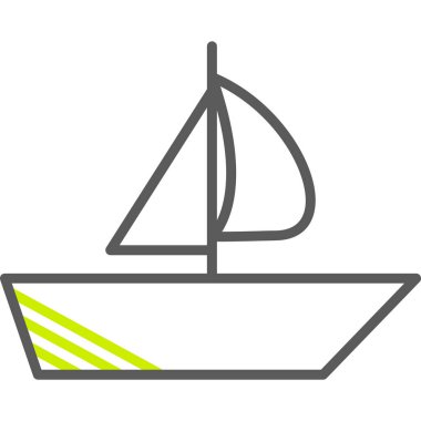 yelkenli, vektör çizimi