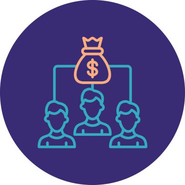 İnsan simgesinin vektör illüstrasyonu