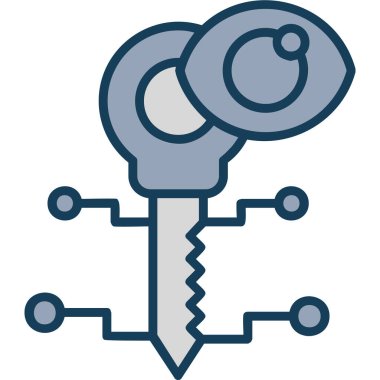 İngiliz anahtarı. Web simgesi basit illüstrasyon