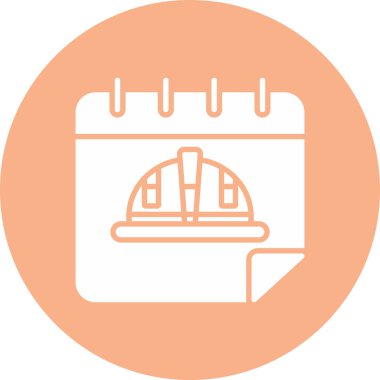 Miğfer. Web simgesi basit illüstrasyon