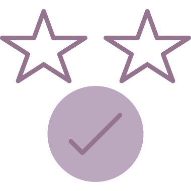 Yıldız vektör simgesi modern basit vektör çizimi. yıldız simgesi tasarımı