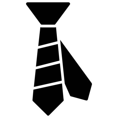 Kravat. Web simgesi basit illüstrasyon