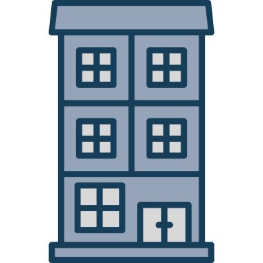 ev simgesi vektör illüstrasyonu