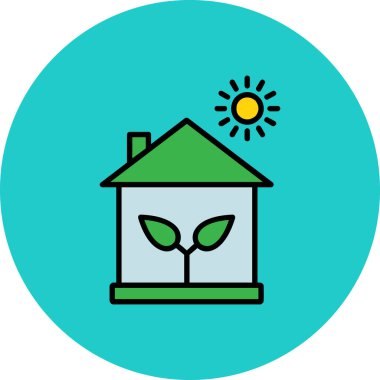 ev simgesi vektör illüstrasyonu