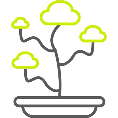 Bulut. Web simgesi basit tasarım