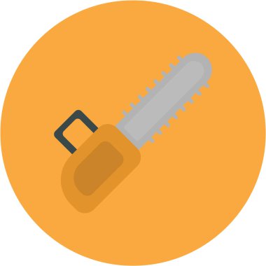 Kesmek için bir testerenin vektör çizimi