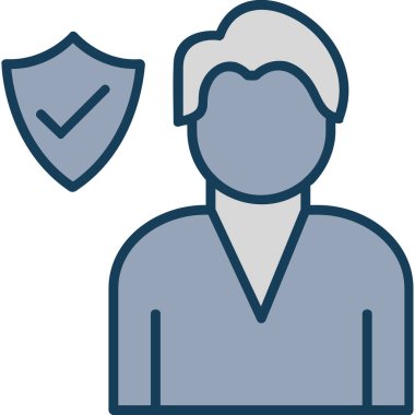 avatar simgesi vektör illüstrasyonu