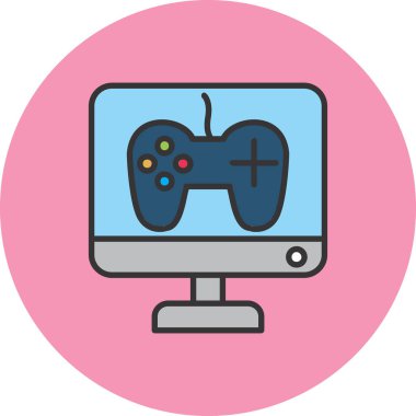 Video Konsolu vektör illüstrasyonu