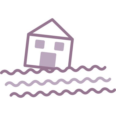 ev simgesi vektör illüstrasyonu