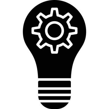 fikir simgesi, vektör illüstrasyonu