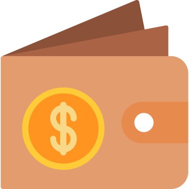 Nakit para ikonu düz stil