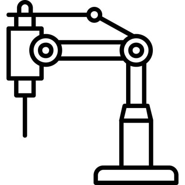 Robot kol robot simgesi, özet biçimi