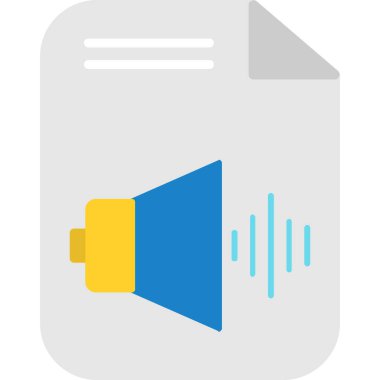 Şeffaf bir arkaplanda ses hoparlörü vektör çizimi. Birinci kalite semboller. Konsept ve grafik tasarımı için vuruş simgesi.